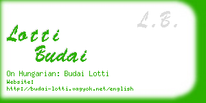 lotti budai business card